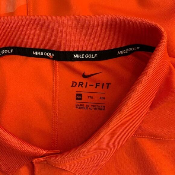 Nike Dri-Fit Polo Men's Size XXL Orange University of Florida Golf Shirt - Picture 7 of 9